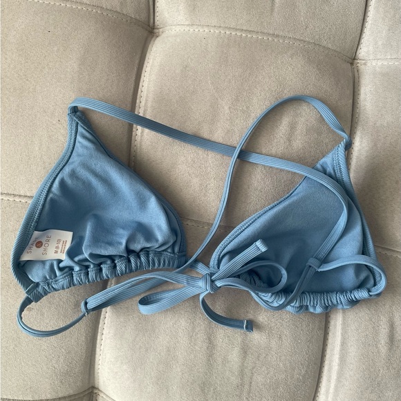 Blue string bikini set - Picture 4 of 8